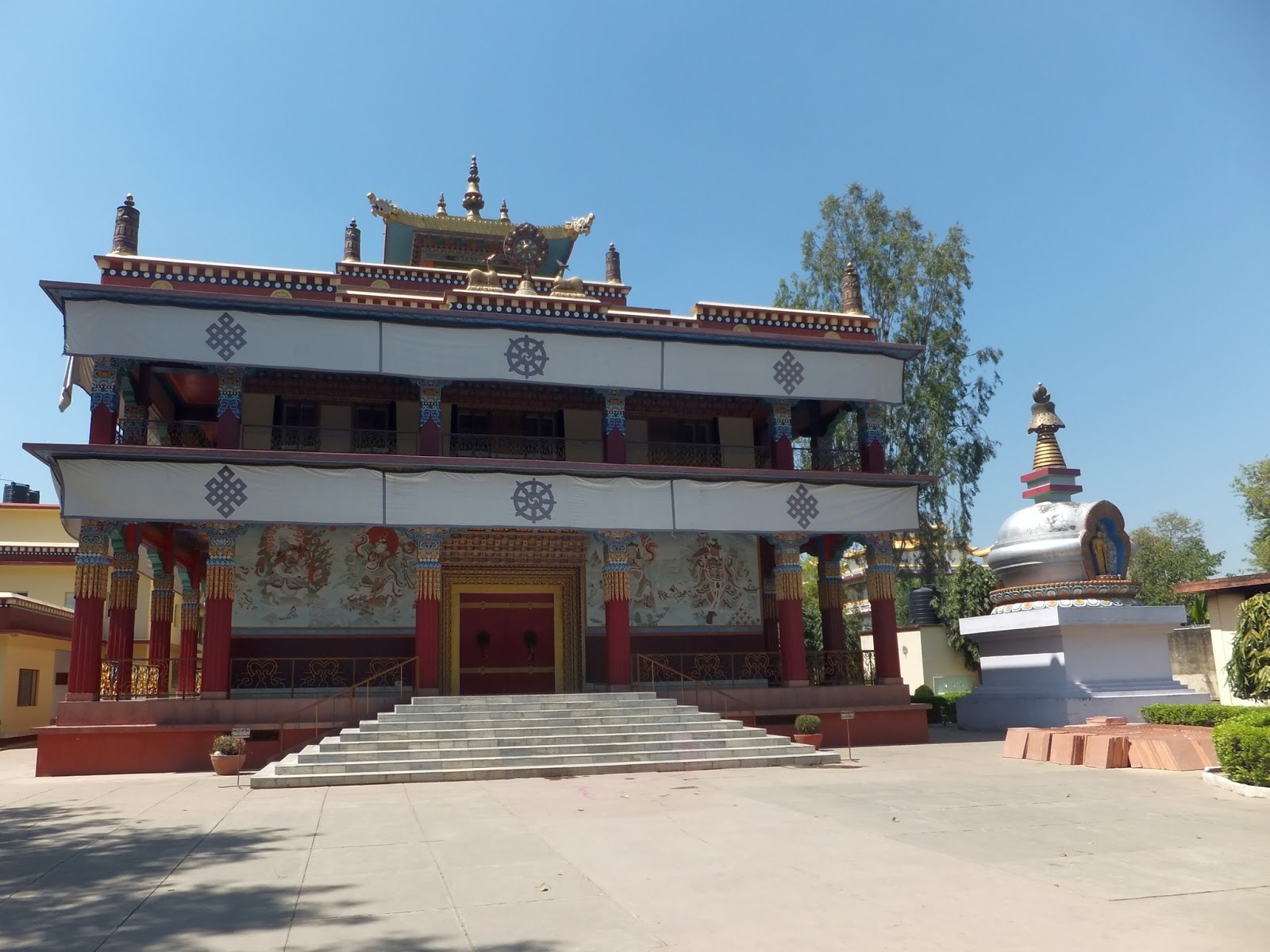 Тибетский монастырь в Бодх-Гае