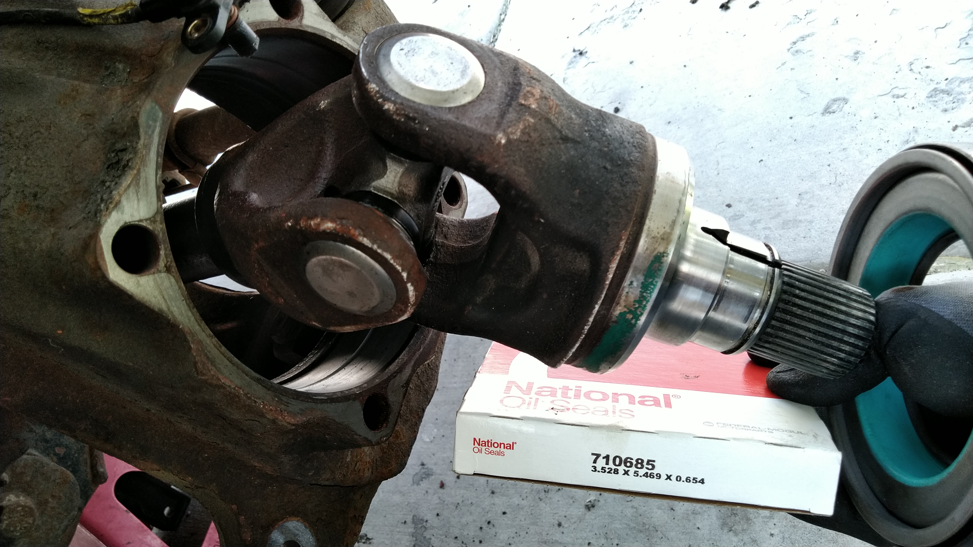 Provident Engineering Front Axle Ujoint Replacement on a 2008 F250