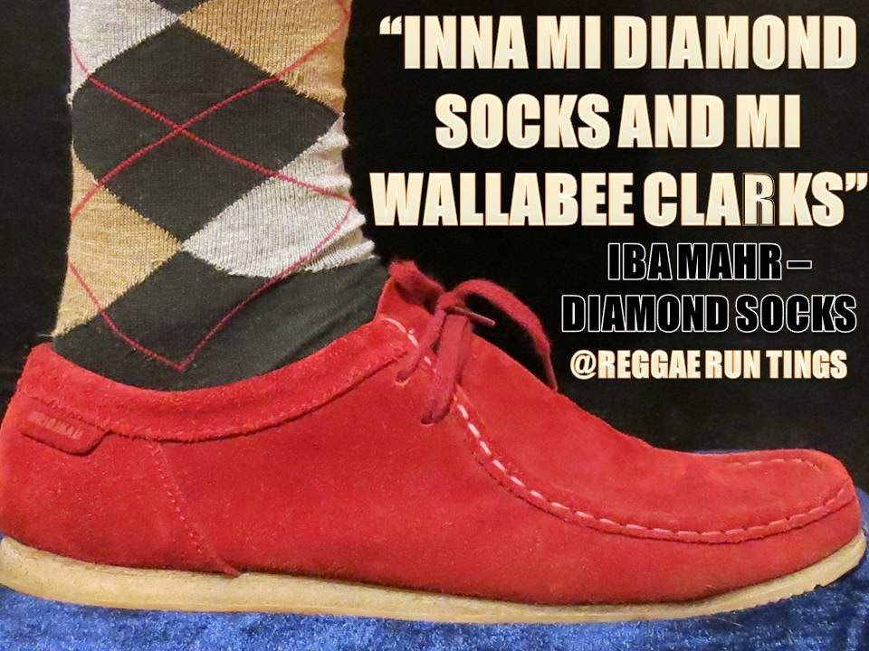 diamond socks and wallabee clarks