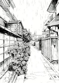 29-Kiyohiko-Azuma-Architectural-Urban-Sketches-and-Cityscape-Drawings-www-designstack-co