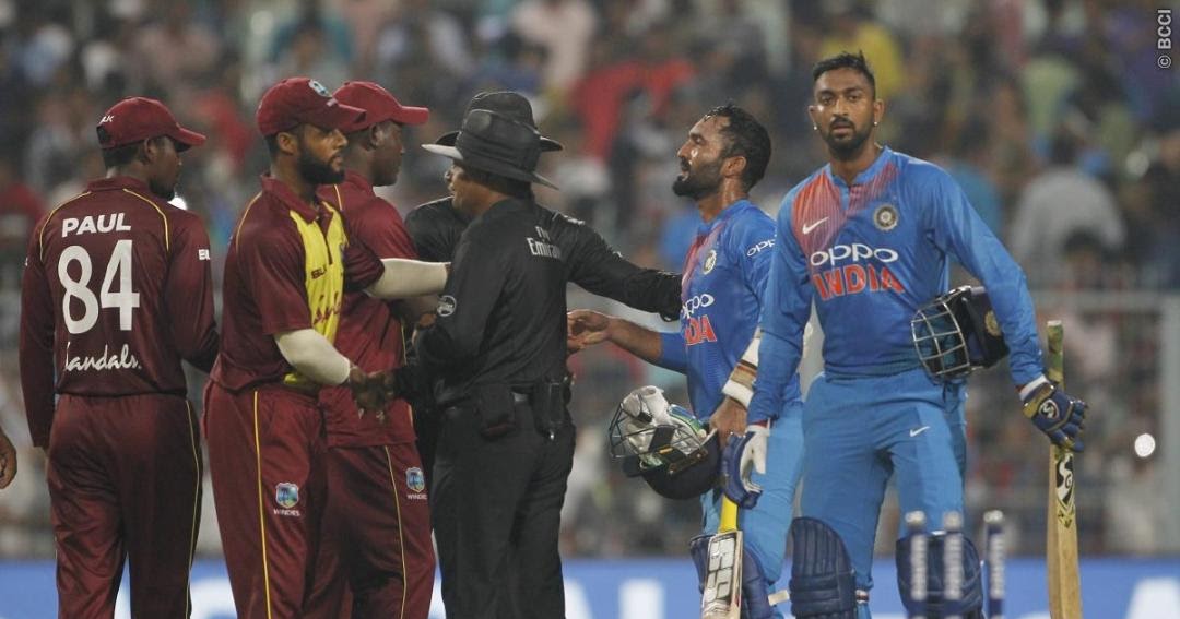 India vs West Indies 1st T20I 2018 Highlights