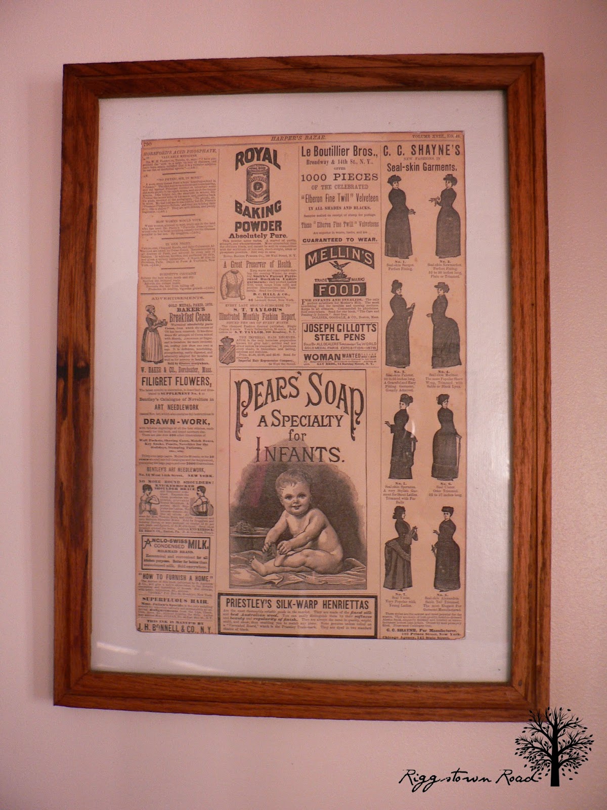 So for a grand total of 3.20, I bought framed, matted, pieces of