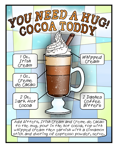 YOU NEED A HUG HOT COCOA TODDY Cocktail Recipe