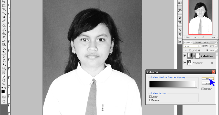 Cara Membuat Foto Hitam Putih Berwarna Coreldraw Foto Vektor Hitam