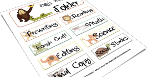 Classroom Freebies Too: File Folder Freebie!