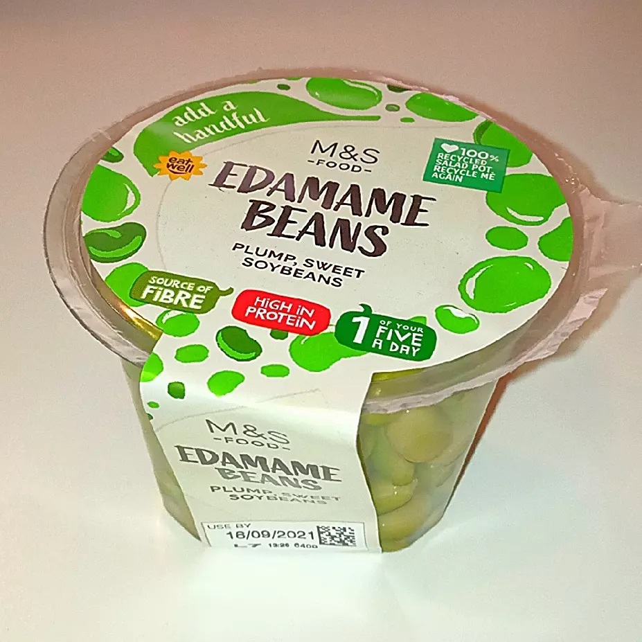 Supersupergirl's Food Reviews M&S Marks Spencer Edamame Beans