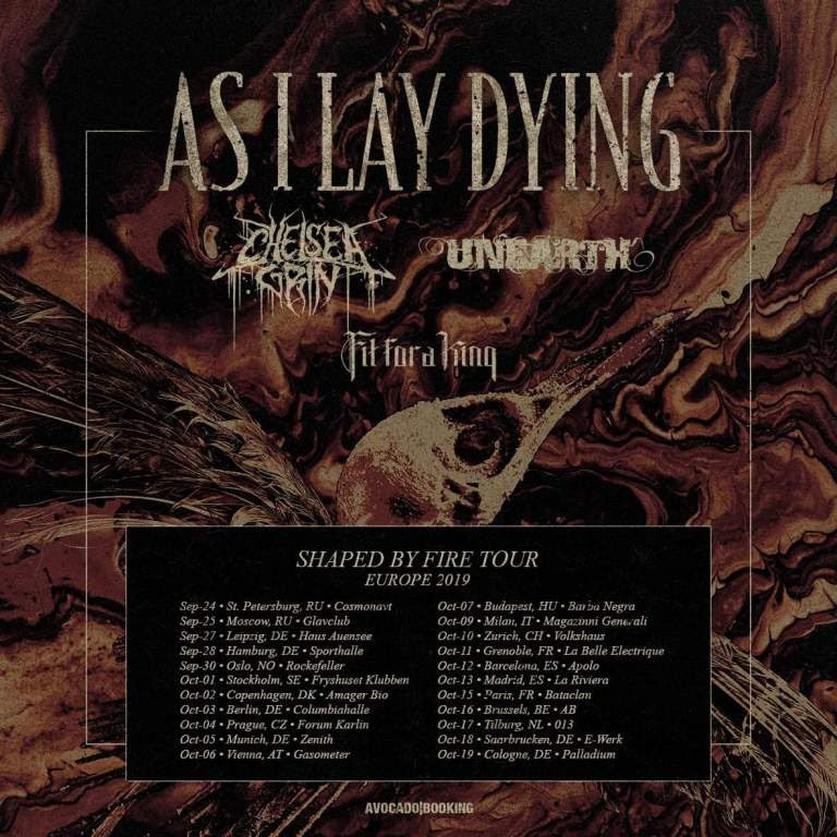 CHELSEA GRIN Tour Supporting As I Lay Dying Kicks Off Monday!