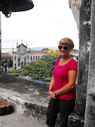 At the top of the oldest cathedral in Central America