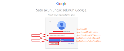 Memasukkan password email Verifikasi email Cara mendaftarkan dan mendapatkan nama domain gratis diDOT TK