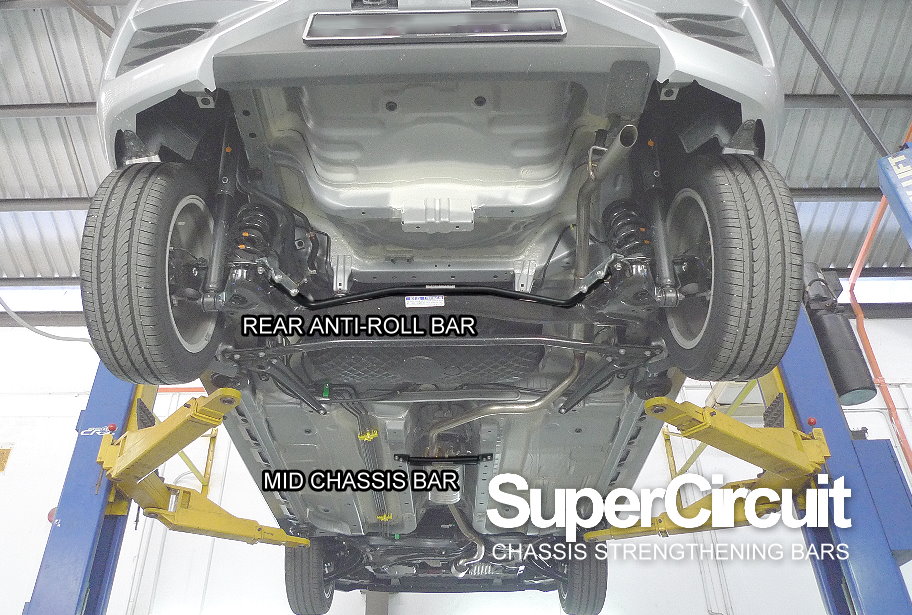 SUPERCIRCUIT CHASSIS STRENGTHENING BARS Perodua Myvi Gen3 Front