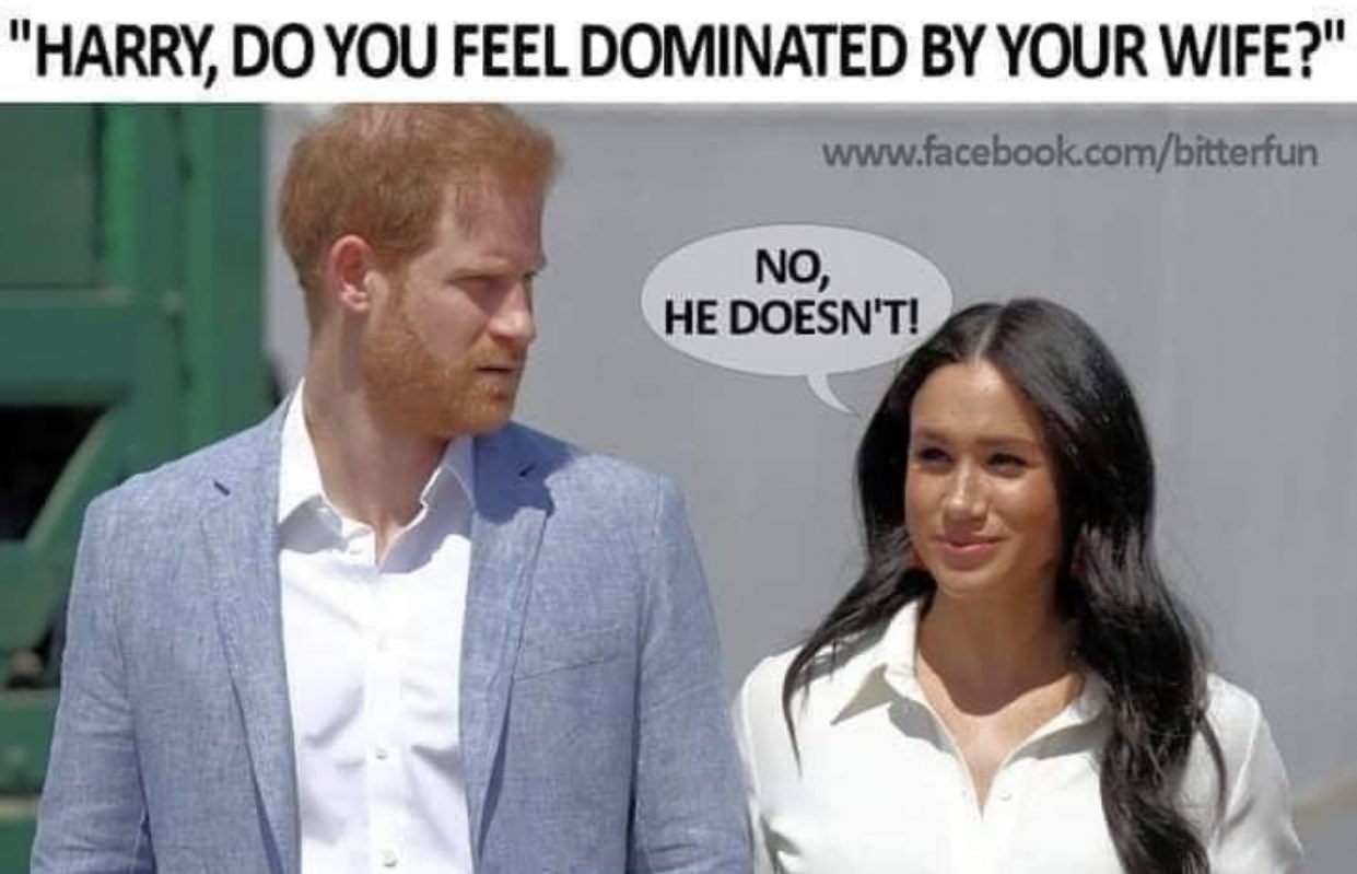 Meme Update Harry And Meghan A Marriage Of Equals Trad News