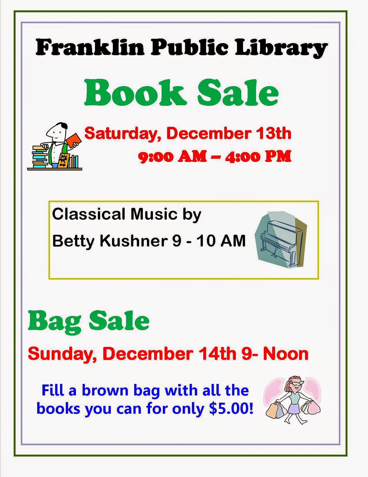 Franklin Matters Franklin Library Book Sale Dec 1314