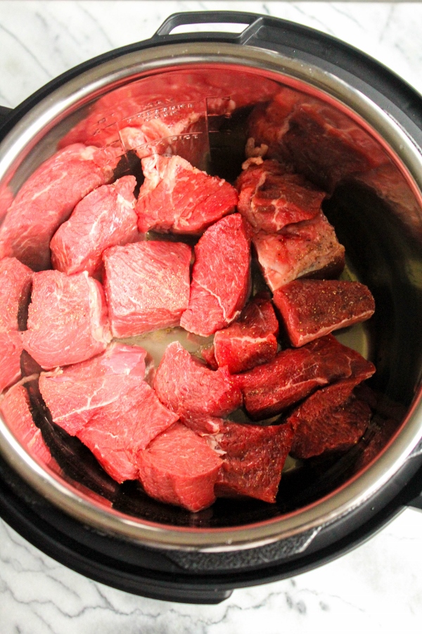 Pressure Cooker Beef Carnitas Tacos