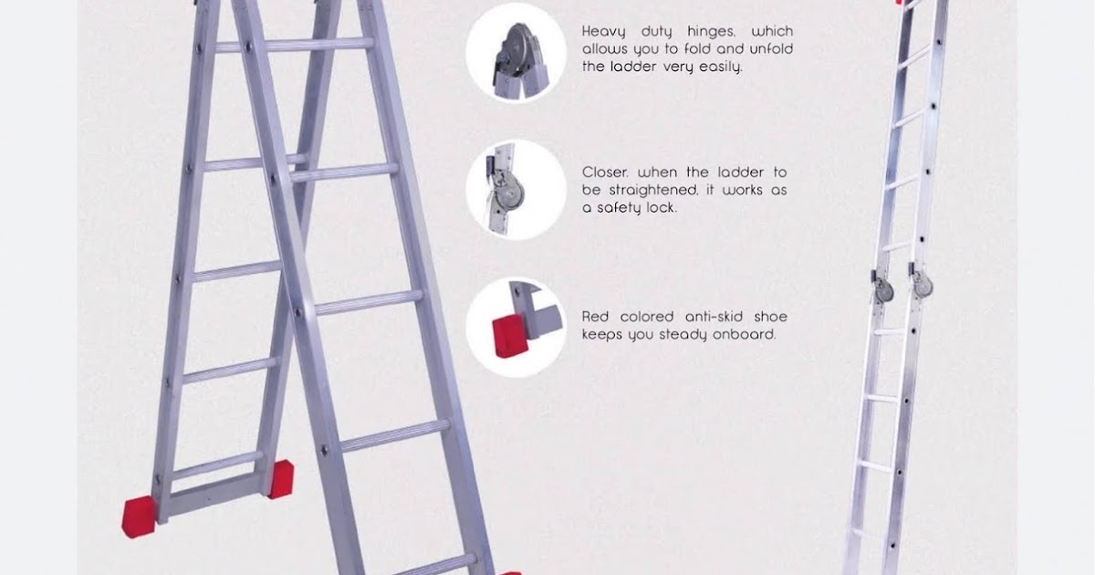Step Ladder Online Buy Aluminium step ladders in India RED FOLDING