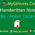 Polity Handwritten Notes PDF By - Ankur Yadav