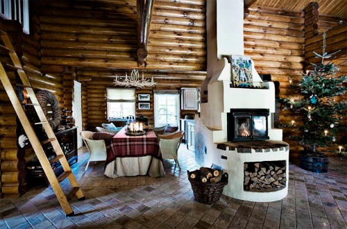 Una Pizca de Hogar: Cabaña rústica y nórdica...