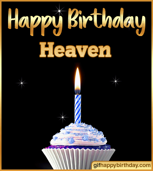 Happy Birthday In Heaven Gif ▷ Wish Happy Birthday Gifs With Name Heaven