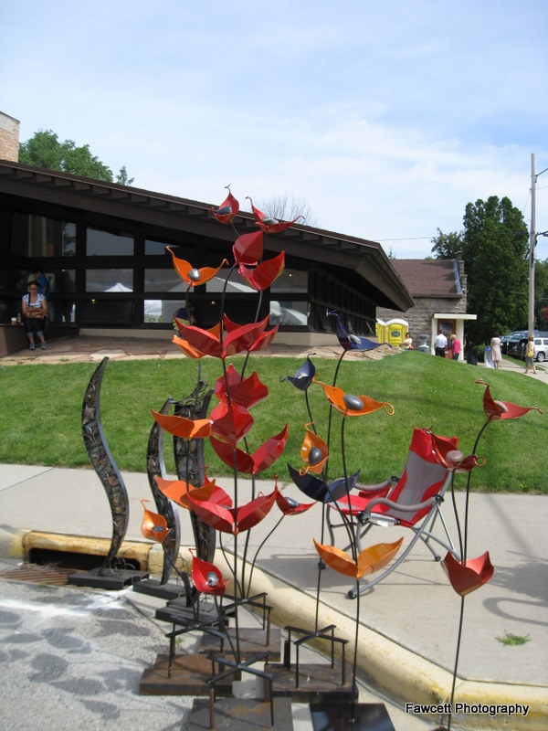 Beyond Coon Rock Metal Work at the Spring Green Art Fair