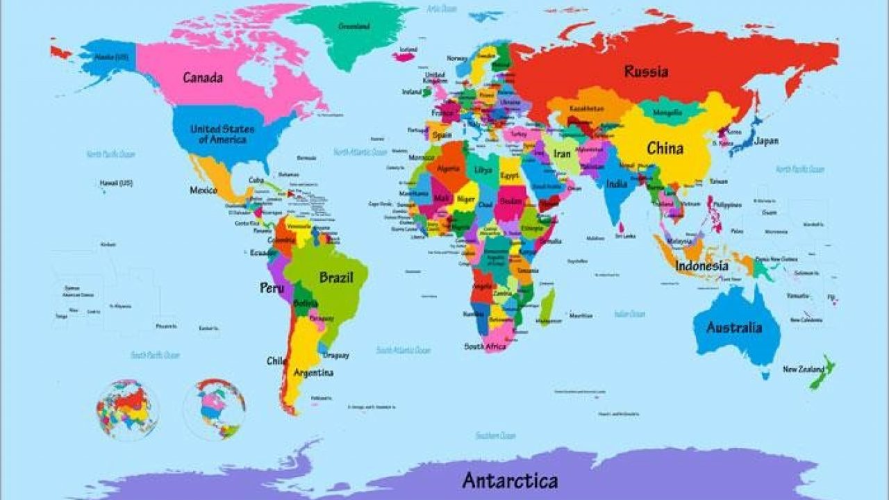 Printable World Map Maps Capital