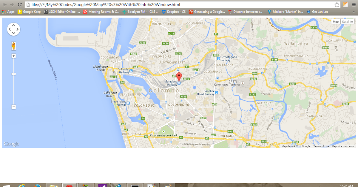 Easy Code Stuff Creating A Google Map Using Google Map API v3