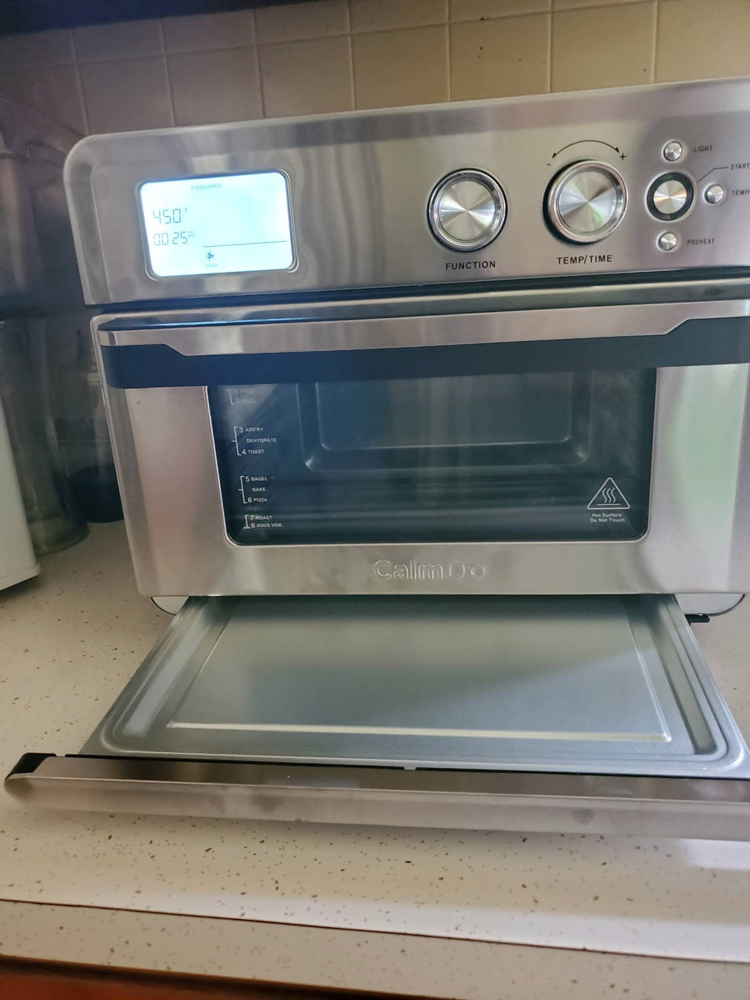 Donna's Reviews And Thoughts CalmDo Air Fryer Toaster Oven, 26.3 QT