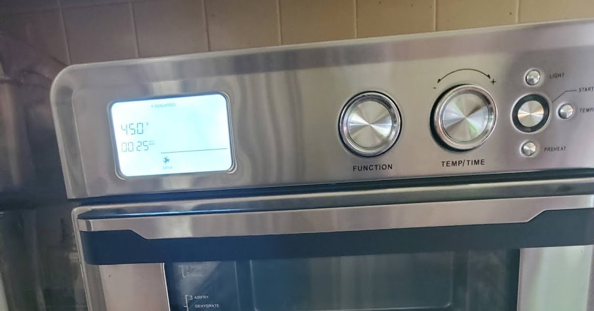 Donna's Reviews And Thoughts CalmDo Air Fryer Toaster Oven, 26.3 QT