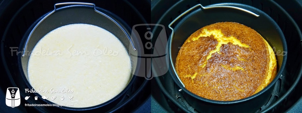 Bolo de fubá na Air Fryer  Receitas, Bolo de fubá, Bolo