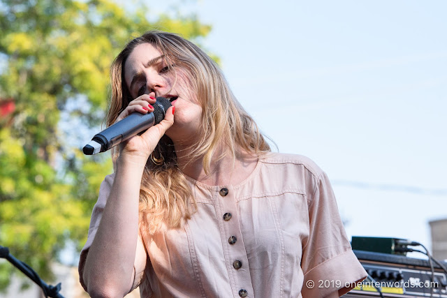 Deanna Petcoff at Royal Mountain Records Goodbye to Summer BBQ on Saturday, September 21, 2019 Photo by John Ordean at One In Ten Words oneintenwords.com toronto indie alternative live music blog concert photography pictures photos nikon d750 camera yyz photographer summer music festival bbq beer sunshine blue skies love