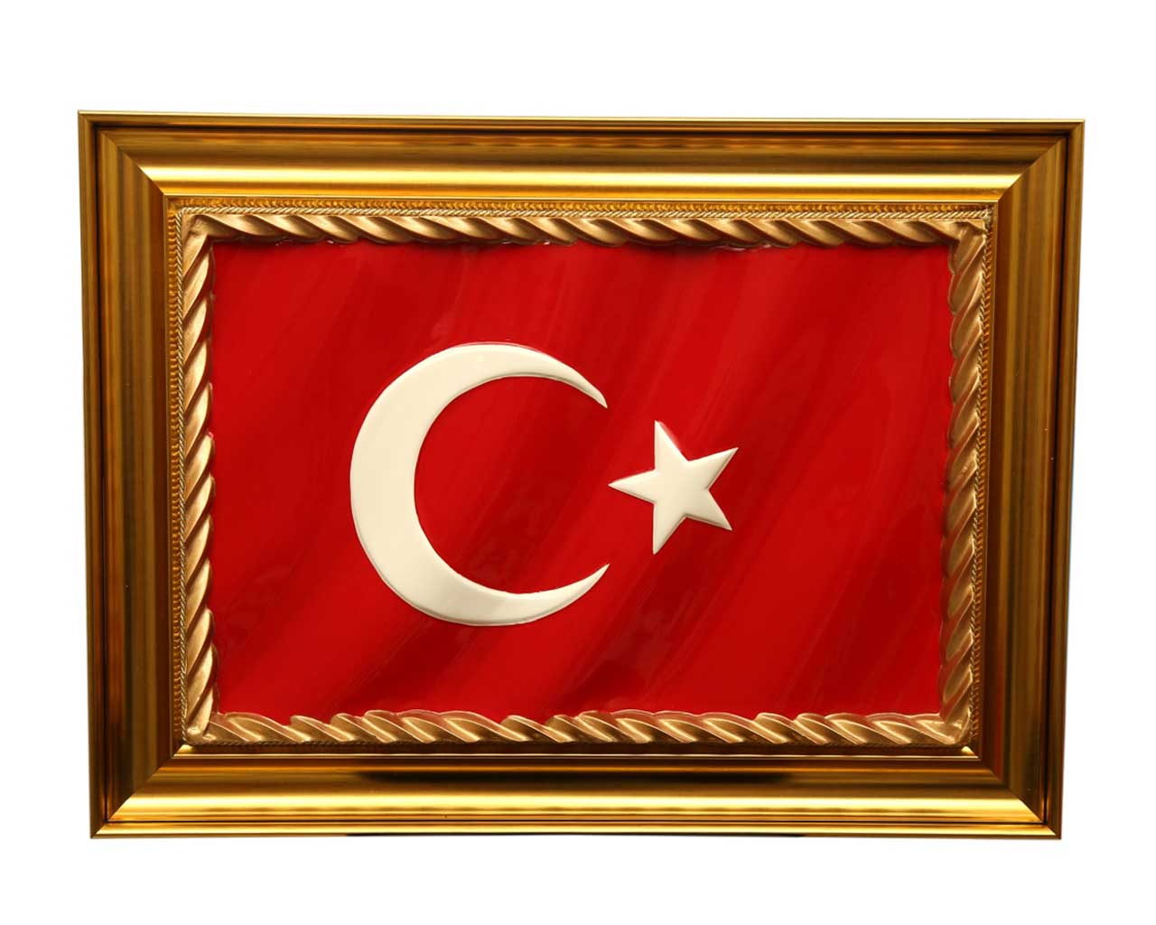 cerceveli turk bayragi 8