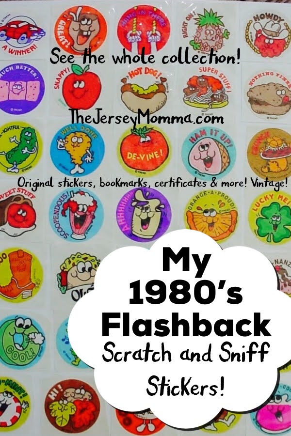 Scratch and Sniff Stickers: 80's Flashback!