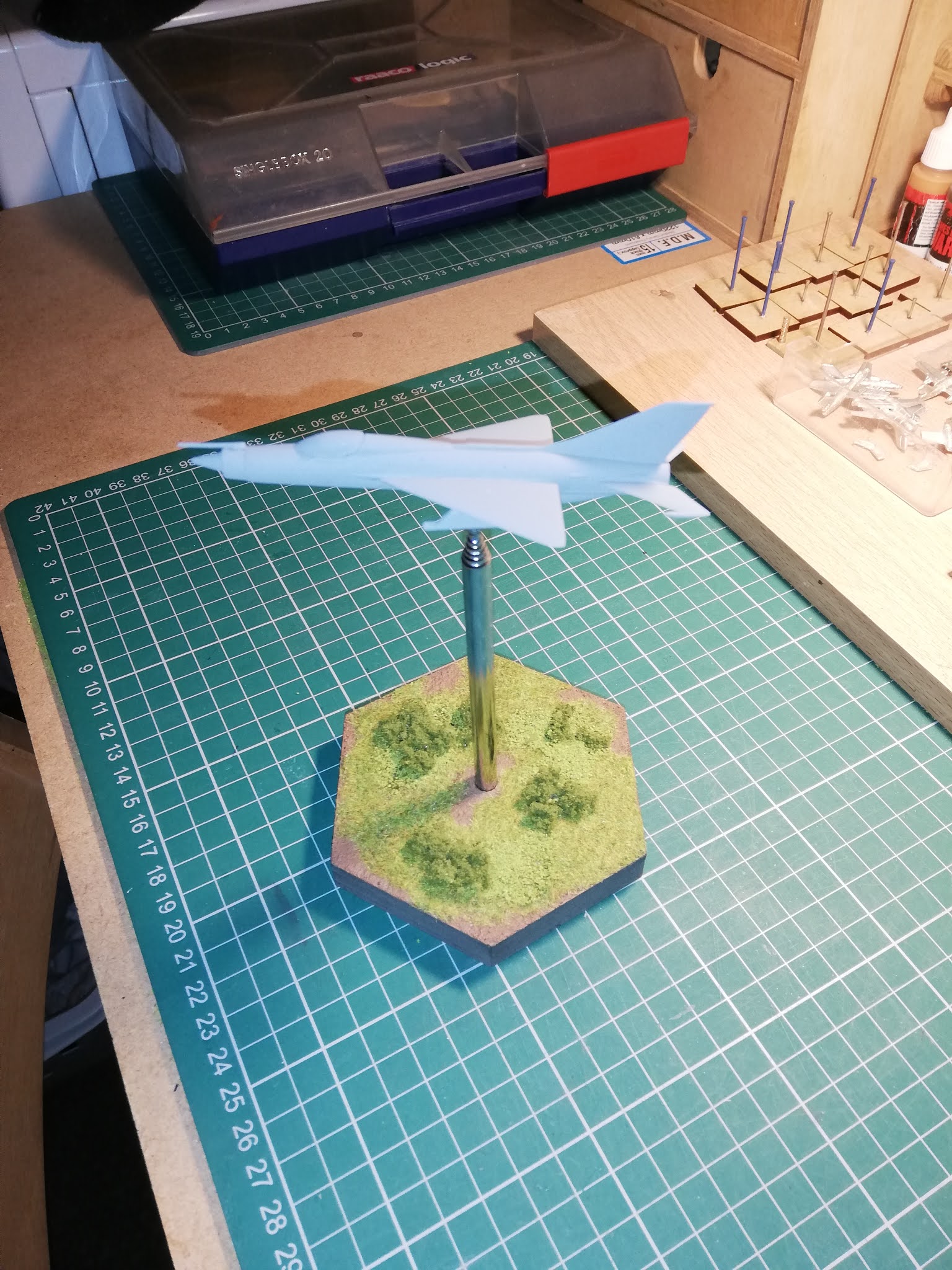 Jim's Wargames Workbench Flight Stand Finished