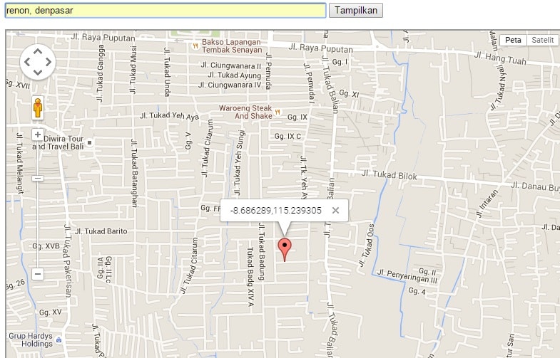 Menampilkan Google Map dengan Geolocation (Google Map API) Gudio Tutorial