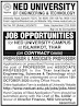 Latest NED University of Engineering and Technology Jobs