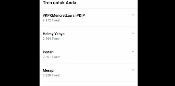 #KPKMencretLawanPDIP Trending Topic, Netizen: Kok Makin Amburadul Begini?
