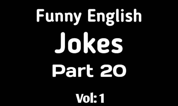 English Jokes - Part 20: CoverImage