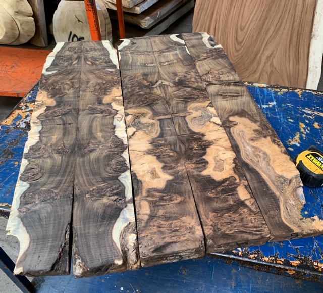 Tropical Exotic Hardwoods WOW! (Came in as African Blackwood Burl a
