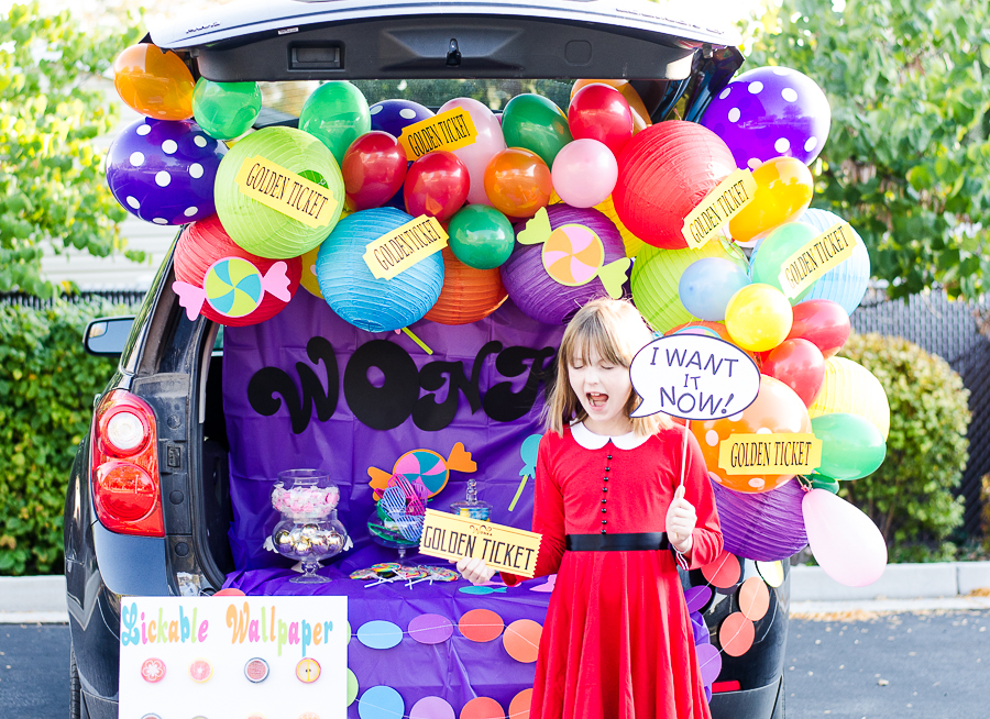 Fawn: Willy Wonka Trunk or Treat with Oriental Trading