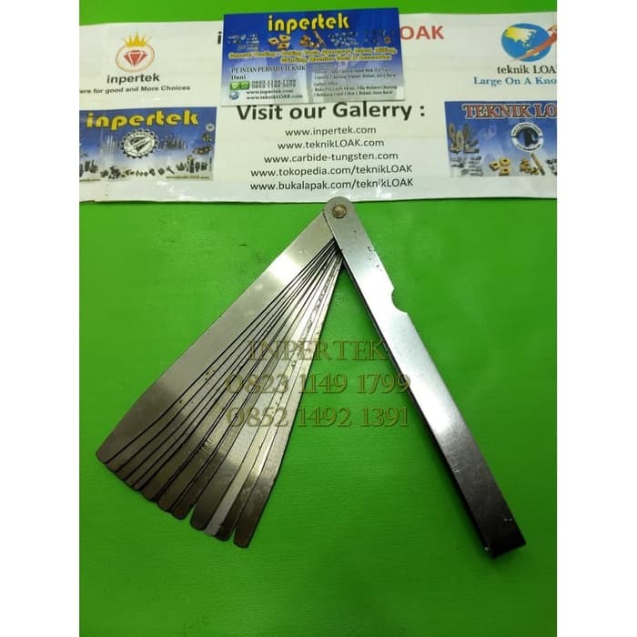 Alat ukur ketebalan Feeler gauge Thickness Gage MItutoyo Feeler Gauge
