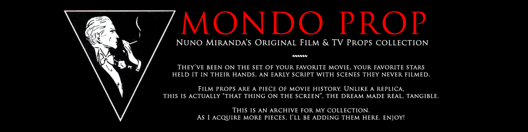 Nuno Miranda's Original Film & TV Props Collection