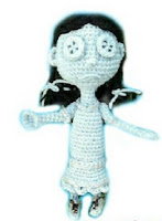 PATRON GRATIS MUÑECA FANTASMA AMIGURUMI 1368 PATRON GRATIS MUÑECA FANTASMA AMIGURUMI 1368