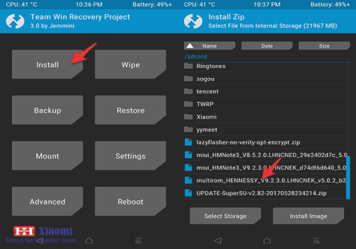 Cara Update ROM  global MIUI 9 (Bahasa Indonesia) Redmi Note 3 MTK 