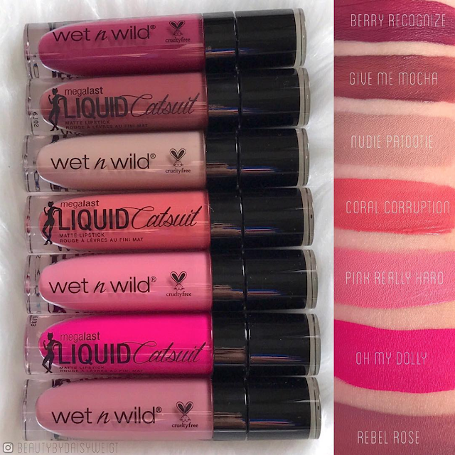 ผลการค้นหารูปภาพสำหรับ Wet n Wild MegaLast Liquid Catsuit Matte Lipstick