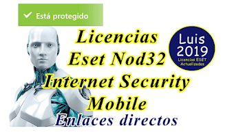 Licencias Eset Nod32 - Internet Security 2022 2024