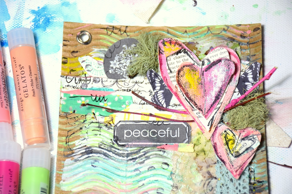 TandiArt Mixed Media Art Journal + video tutorial