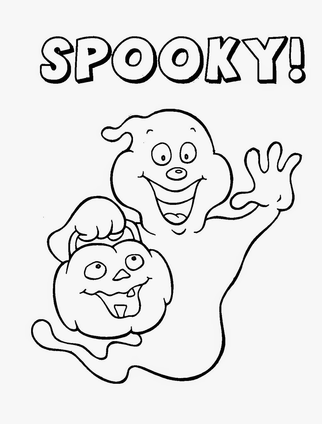 Free Printable Spooky Halloween Coloring Pages Free Printable Spooky Halloween Coloring Pages