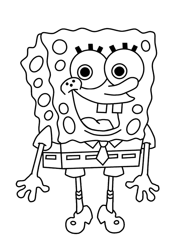 Sponge Bob coloring pages Kids Printable Coloring Pages