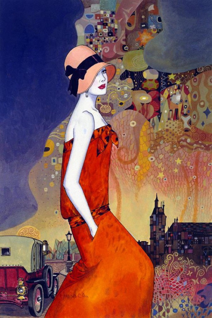 Стиль арт деко в картинах