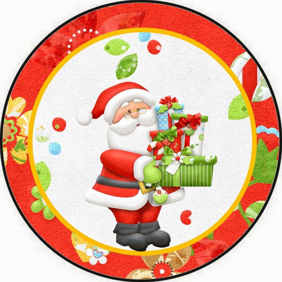 Santa and Reindeers Free Printable Christmas Mini Kit Oh My Fiesta