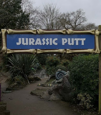 Jurassic Putt Crazy Golf at Roarr! Dinosaur Adventure in Lenwade, Norwich. Photo by Christopher Gottfried, February 2020