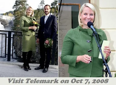 Princess Mette-Marit visits Telemark